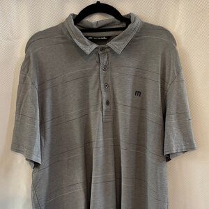Travis Mathew Charcoal Polo Shirt